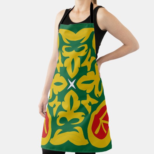 Islamitisch traditioneel patroon. Afdrukontwerp vo Schort (Insitu)