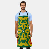 Islamitisch traditioneel patroon. Afdrukontwerp vo Schort (Gedragen)