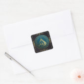 islamitisch vierkante sticker (Envelop)