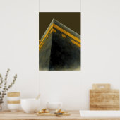 Islamitische Abstracte Mekka Poster (Keuken)