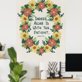 Islamitische Allah Koran Muur Kunst Poster (Thuiskantoor)