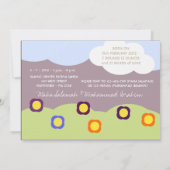 Islamitische Aqiqah Aqeeqah baby hommel Kaart (Achterkant)