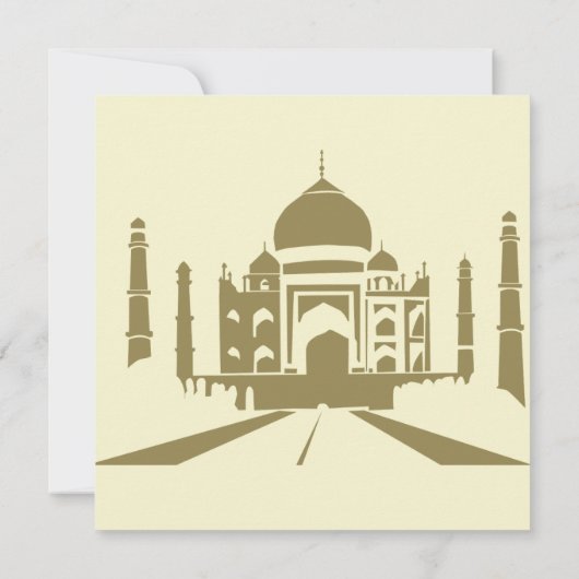 Islamitische Arabische bruiloft Kaart (Achterkant)