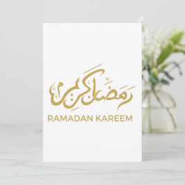 Islamitische Arabische Ramadan Kareem Bedankkaart