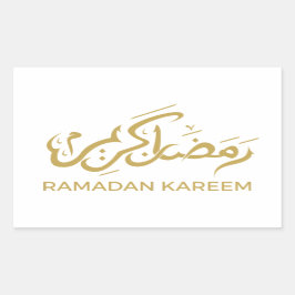 Islamitische Arabische Ramadan Kareem Rechthoekige Sticker