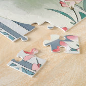 Islamitische Architectuur moskee eid mubarak puzze Legpuzzel (Zijkant)