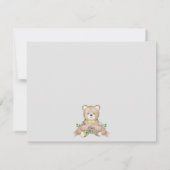 Islamitische Baby Aankondiging voor Baby Boy (Achterkant)