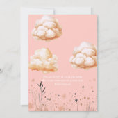 Islamitische Baby Meisje Aqiqah Uitnodiging (Achterkant)