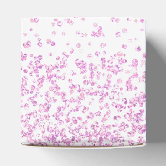 Islamitische baby meisje bloemengeboorte bedankdoosjes (Bovenkant)