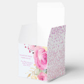 Islamitische baby meisje bloemengeboorte bedankdoosjes (Geopend)