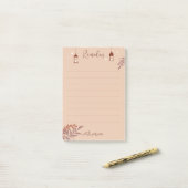 Islamitische Boho Ramadan Post-it® Notes (Op bureau)
