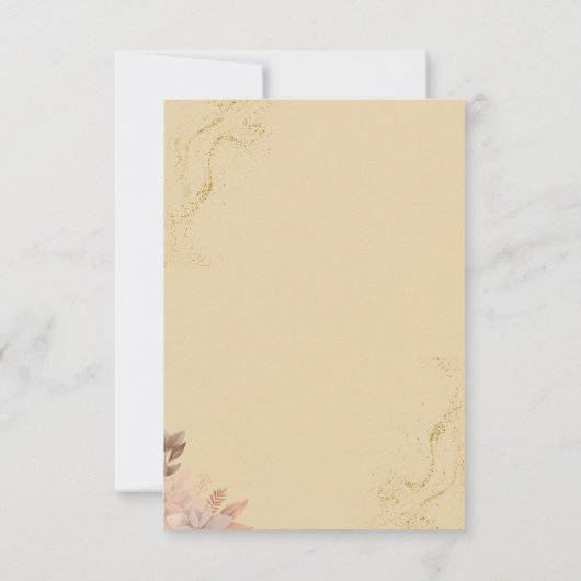 islamitische bruiloft bedankkaart (Achterkant)