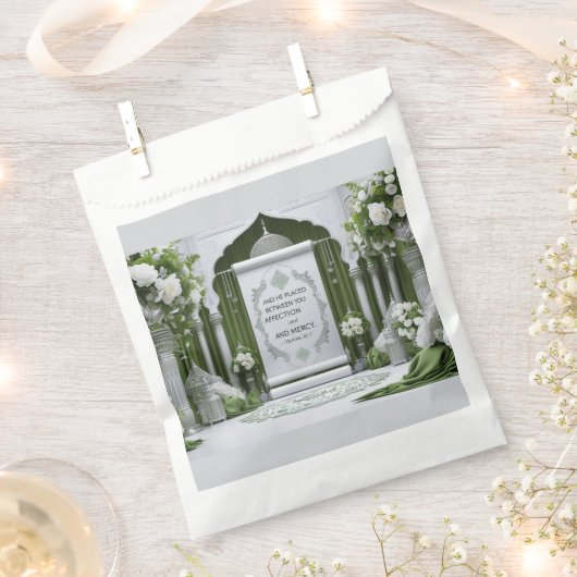 Islamitische bruiloft gunst zakken. bedankzakje (Geknipt)