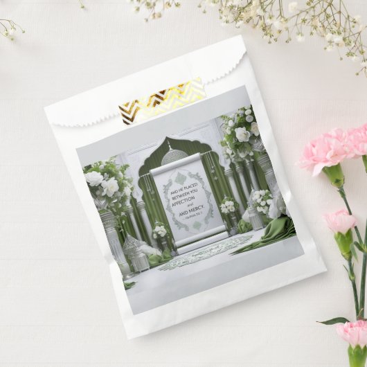 Islamitische bruiloft gunst zakken. bedankzakje (Gezegeld)