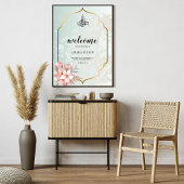 Islamitische bruiloft Welkom Acryl Teken - Goud Li Acryl Bord