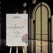 Islamitische bruiloft welkom teken - Portret Nikah Acryl Bord