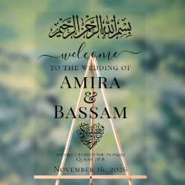 Islamitische bruiloften acryl bord
