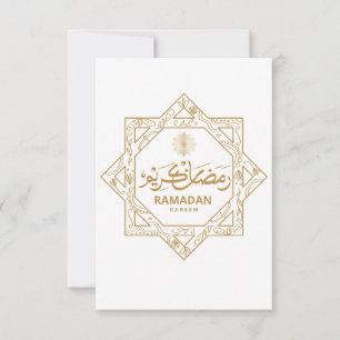 Islamitische Decoratie Ramadan Kareem Bedankkaart