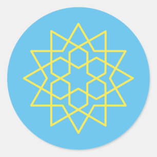 Islamitische decoratie ronde sticker