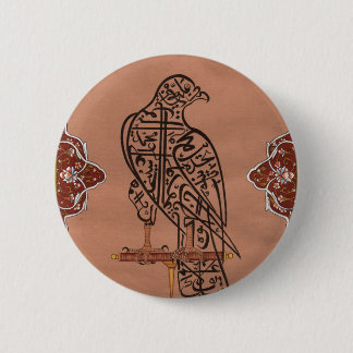 Islamitische Design Ronde Button 5,7 Cm