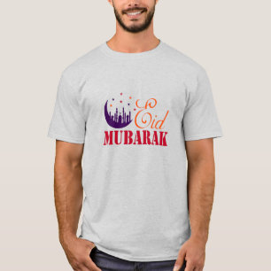 Islamitische Eid Groeten - Modern Eid Mubarak Wit T-shirt