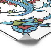 Islamitische Floral Ceramic Tegel #1 Poster (Hoek)