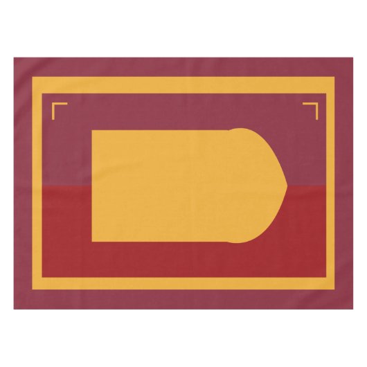 Islamitische gebedsmat tafelkleed (Voorkant (Horizontaal))