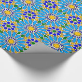 Islamitische geometrische patronen cadeaupapier (Hoek)