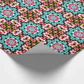 Islamitische geometrische patronen cadeaupapier (Hoek)