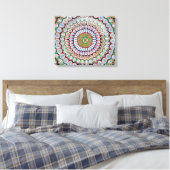 Islamitische geometrische patronen canvas afdruk (Insitu (Slaapkamer))