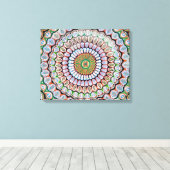 Islamitische geometrische patronen canvas afdruk (Insitu (Houten vloer))
