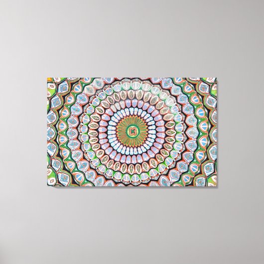 Islamitische geometrische patronen canvas afdruk (Voorkant)