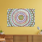 Islamitische geometrische patronen canvas afdruk (Insitu (Woonkamer))