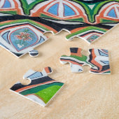 Islamitische geometrische patronen legpuzzel (Zijkant)