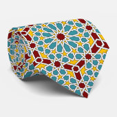 Islamitische geometrische patronen stropdas (Opgerold)