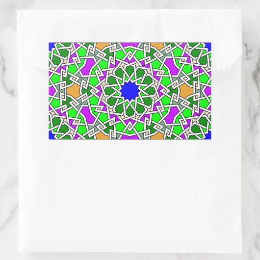 Islamitische geometrische patroon sticker (Tas)