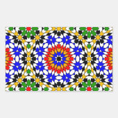 Islamitische geometrische patroon sticker (Voorkant)