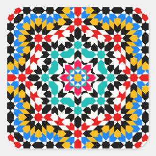 Islamitische geometrische patroon sticker