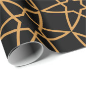 Islamitische Geometrische PatroonDesign Cadeaupapier (Rol Hoek)