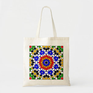 Islamitische geometrische patroontas tote bag