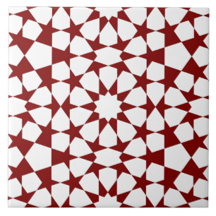 Islamitische geometrische patroontegel tegeltje