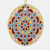 Islamitische geometrische vormgeving keramisch ornament (Links)