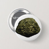 Islamitische gestapelde stone ronde button 5,7 cm (Voorkant /achterkant)