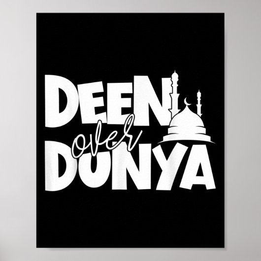 Islamitische Gezegde Motivering van moslims Islami Poster (Voorkant)