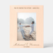 Islamitische Gift Houten Gegraveerde Moslim Trouwt Gegraveerde Lijstjes