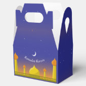 Islamitische Halve Maan Ramadan Kareem Typografisc Bedankdoosjes (Geopend)