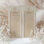 Islamitische huwelijksceremonie programma Kaart