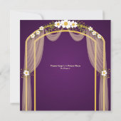 islamitische huwelijksuitnodiging (Achterkant)