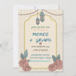 Islamitische huwelijksuitnodigingen Kunst Kaart