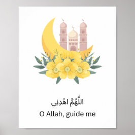 Islamitische inspiratie muurprint – muurdecoratie poster